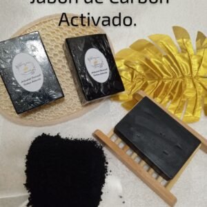 Jabón de carbón activo