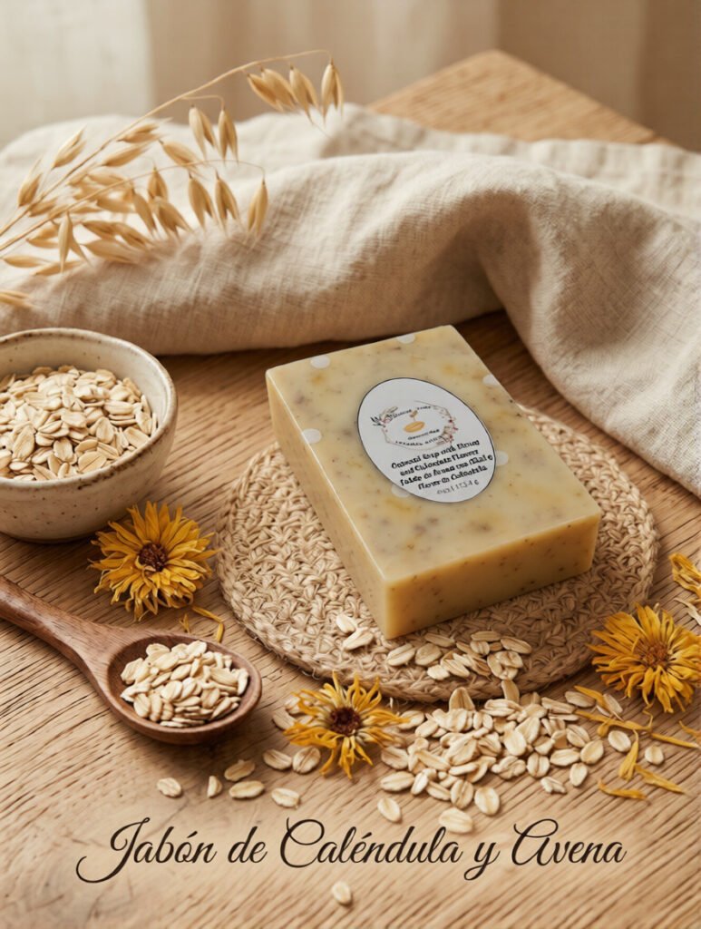 Jabon de Caléndula y Avena