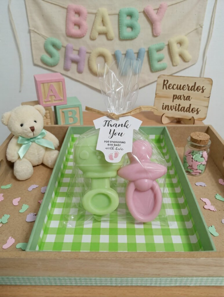 Jabón para baby shower